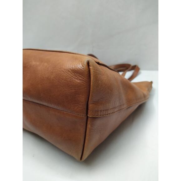 Madewell Brown Leather Double Handles Tote Bag - Picture 16 of 16